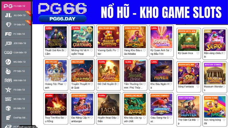 PG66 Nổ Hũ - Săn Jackpot Tiền Tỷ